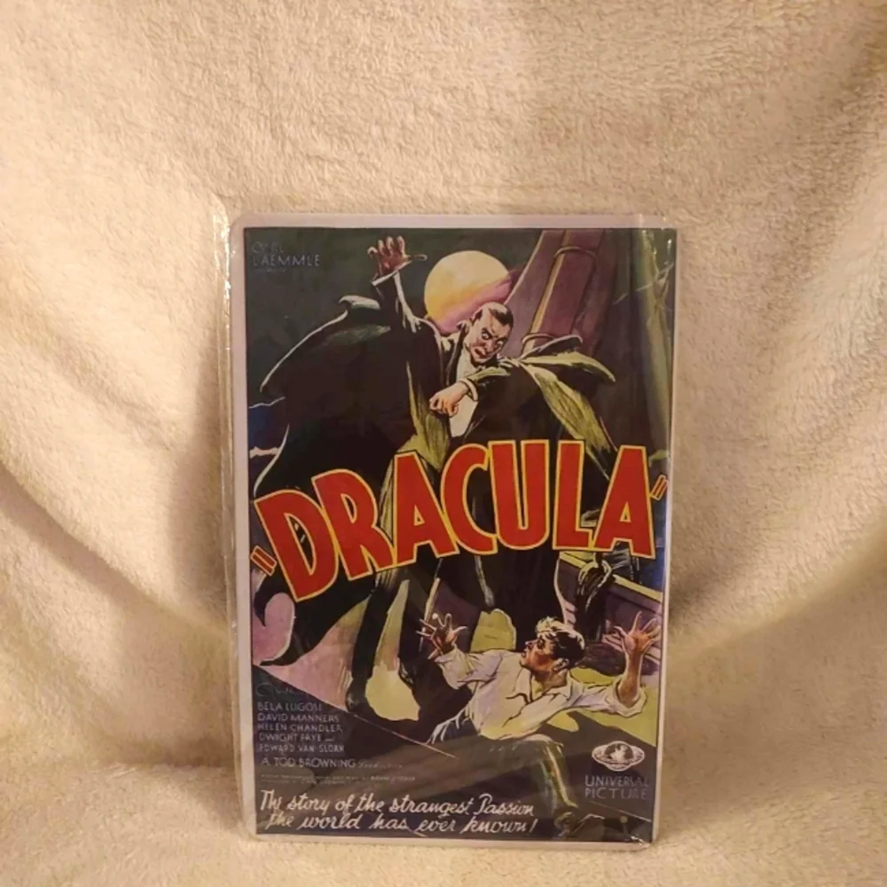 Dracula tin sign